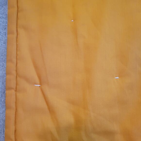 Vintage Star Pattern Hand Made Quilted Throw Blanket 51 x 44 Granny Backed Tied - Picture 7 of 7